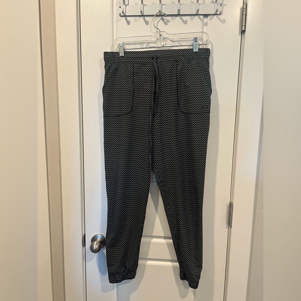 Albion Black and White Joggers